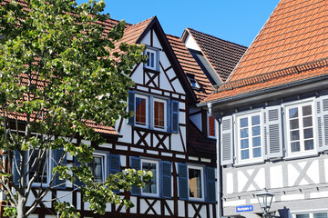 A street in German town Kirchheim unter Teck