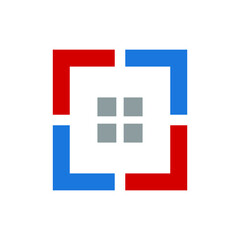 Obraz premium Real Estate Logo. Minimal home, house logo, icon for your business property