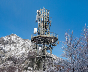 Antenne relais en montagne