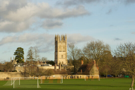 Facade of the educational institutions of Oxford