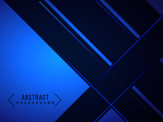 Obraz premium Abstract gradient geometric blue modern background pattern