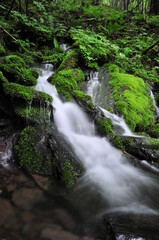 Waterfalls and summer scenery of Mount Gariwang, Korea
