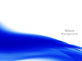 Smooth stylish modern wave background