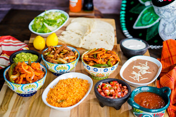 Spanish mexican food preperation