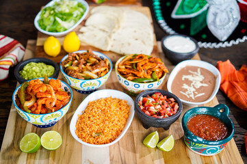 Spanish mexican food preperation