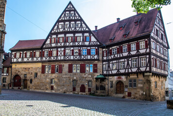 Kesslerhaus am Speyrer Zehnthof, Esslingen am Neckar, Baden-Württemberg
