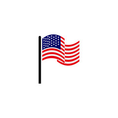 united state of America icon flags vector sign symbol of country