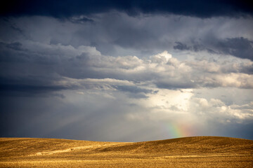 Obraz premium Prairie Storm Clouds Canada