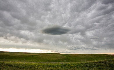 Fototapeta premium Prairie Storm Clouds Canada