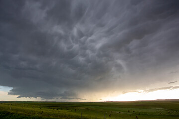 Obraz premium Prairie Storm Clouds Canada