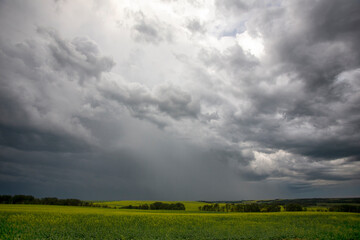 Obraz premium Prairie Storm Clouds Canada