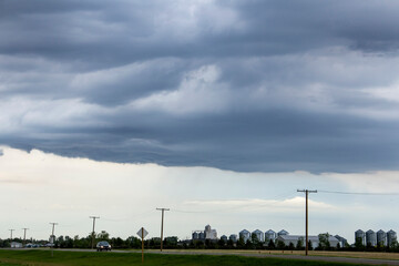 Fototapeta premium Prairie Storm Clouds Canada