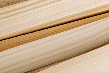 Wooden slats. Natural wood background texture of boards