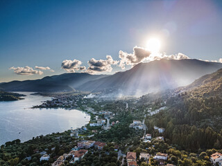 Leukada island in Greece.