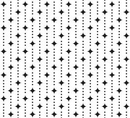 Black and white pattern geometric abstract graphic