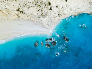 Leukada island in Greece.