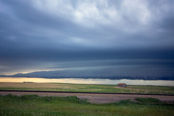 Fototapeta premium Prairie Storm Clouds Canada