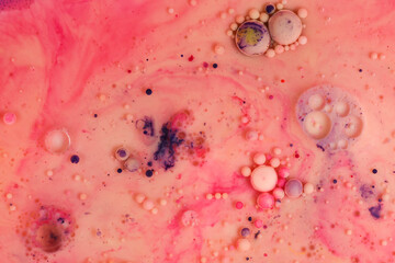 abstract background with bubbles colorful