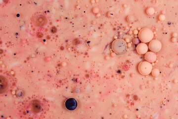 abstract background with bubbles colorful