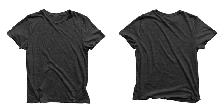 Heather Black T-Shirt (Front & Back)