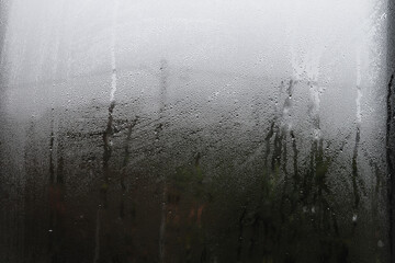 Water condensation on window