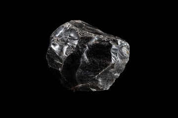 obsidian original rock specimen