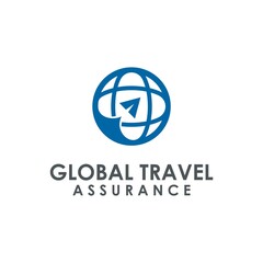 Global Globe Travel logo design