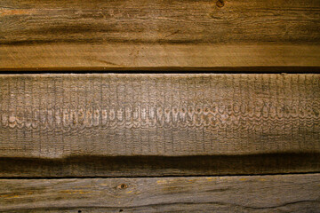 Old wooden texture background. Vintage texture. Surface with horizontal cracks, scuffs and dark...