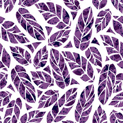 pattern seamless of violet leaves	
