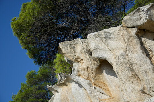 rock and sky