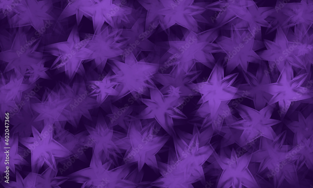 Canvas Prints purple pattern background of stars design.