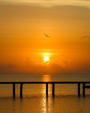 Amanecer en la Riviera Maya, M&eacute;xico