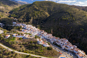 Fototapeta na wymiar municipio de Salares en la comarca de la Axarquía de Málaga, Andalucía