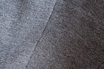 Texture of gray cotton fabric