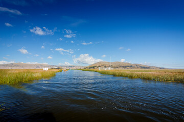 Empty Titicaca Lake