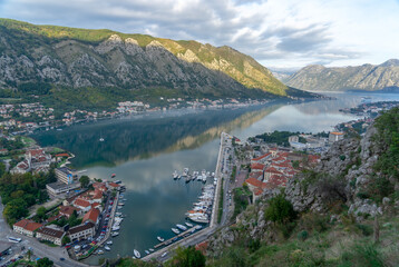 Fototapeta na wymiar The Beautiful Unesco Heritage Town of Kotor