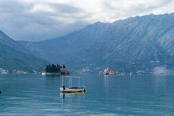 Fototapeta na wymiar The Beautiful Adriatic Town of Perast in Montenegro