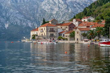 The Beautiful Adriatic Town of Perast in Montenegro