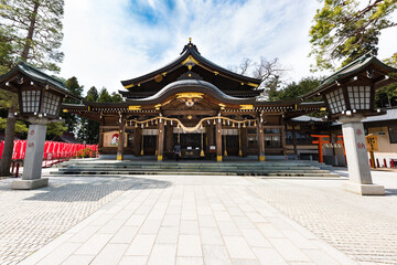 Naklejka premium 日本三大稲荷 竹駒神社拝殿