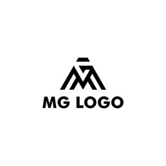 Vector Logo Design of Letter M G