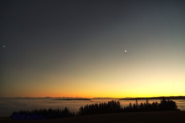 Sunset Above the Clouds