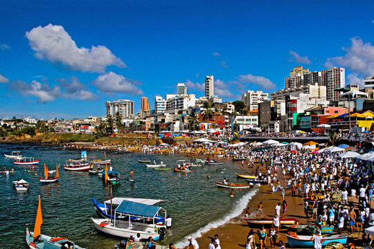 Festa de Iemanja em Salvador. Bahia. Brasil