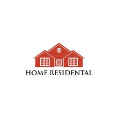 Illustration Vector Logo Design of Home Residence