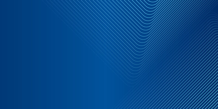 Modern blue lines abstract background with simple line blend contours. Modern blue presentation background