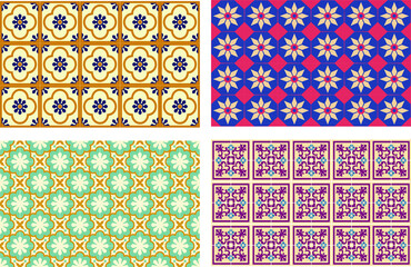 A very artistic classic Indonesian tile motif