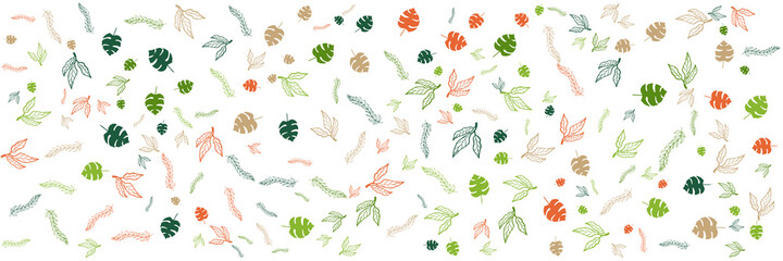 Creative floral pattern design backgrounds vector. Minimal trendy style organic shapes pattern design for invitation, Party card, interior design, social media post and stories page