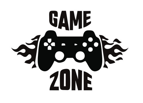 Game Zone With The Console Logo