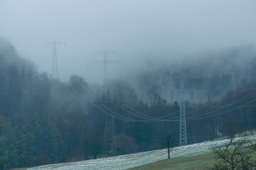 Hochspannungsleitungen