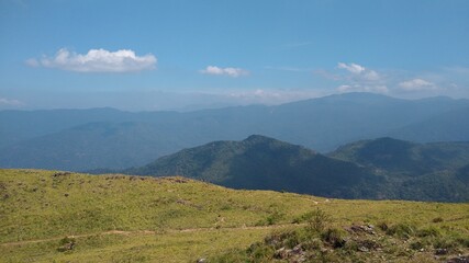 Beautiful grassland, Ponmudi hill station Thiruvananthapuram, Kerala landscape view