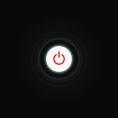 On Off Push style power buttons, The Off buttons are enclosed in red icon